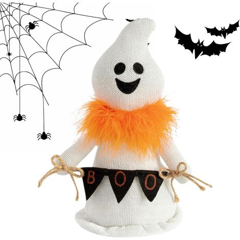 Décorations Fantômes d'halloween Figurine de Fantôme avec Écharpe de Collection pour Table Gothique Décor Maison pour Cuisine Salon Chambre Voiture (1/5)