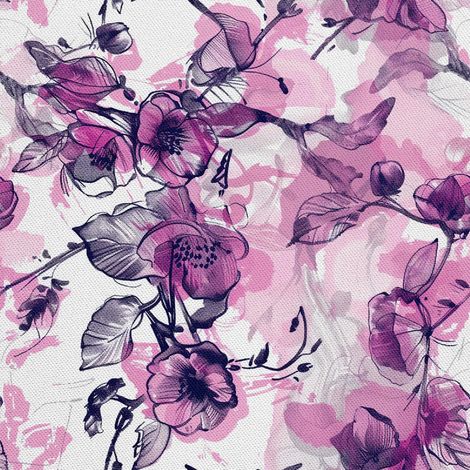 Tela decorativa para exteriores Oxford - Motivo femenino DX10238 (1/5)
