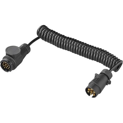 Cable espiral de 3 m con conectores de 7 y 13 pines. (1/5)