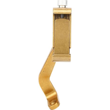 Support universel en alliage d'aluminium pour téléphone sur moto, support de navigation rotatif à 360° avec fixation pour rétroviseur, couleur jaune.