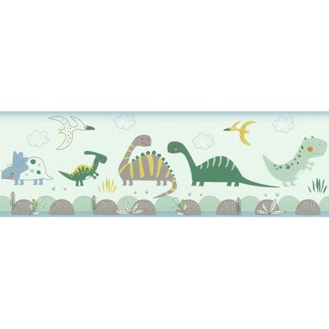Rasch Papierborte 248852 Bambino XVIII grün 5 x 0,17 m Wandtapete (1/3)