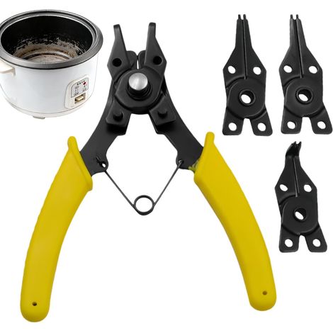 Jeu de pinces d'atelier 4-en-1, pour bricolage et réparation (1/5)