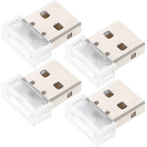 Ensemble de 4 ornements décoratifs en plastique vert, alimentés par USB, pour la maison, la table, les fêtes et la décoration saisonnière des pièces.-AquaForge (1/5)