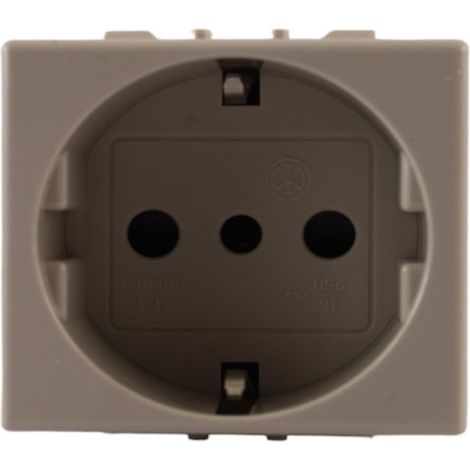 Presa Schuko 2P+T 16A 250VAC serie Tekne Bticino