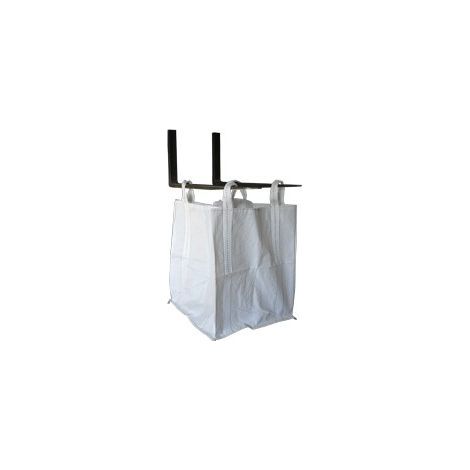Sac à déchets Big Bag usage unique 1.5T 95x95x110cm – Ouverture totale – Fond plat – 4 sangles de 40 cm avec protège-sangles – Sacherie De Pantin