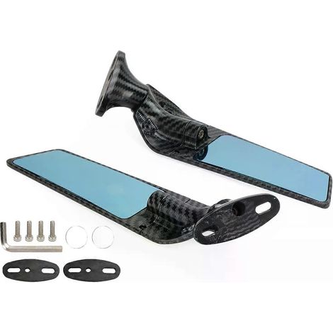 Topteng Schwenkbare Flügelflossen-Rückspiegel für Honda CBR 600 RR 03-12 CBR 1000 RR 04-07JXLGV (1/5)
