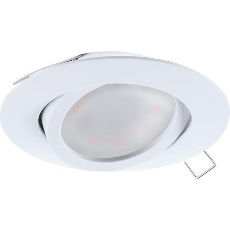 Spot encastrable Tedo, projecteur en aluminium blanc, luminaire (1/5)