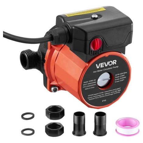 Pompe de recirculation d'eau chaude - 38 L/min système de pompe (1/5)