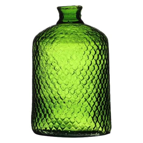 Vase Serena 5L Emeraude en Verre Recycle D18,5CM X H31CM