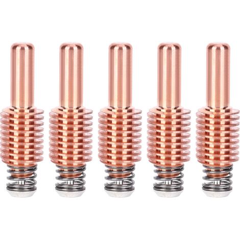 Confezione da 5 elettrodi per saldatura in rame 220842 - Materiali di consumo per macchine da taglio, compatibili con MAX85