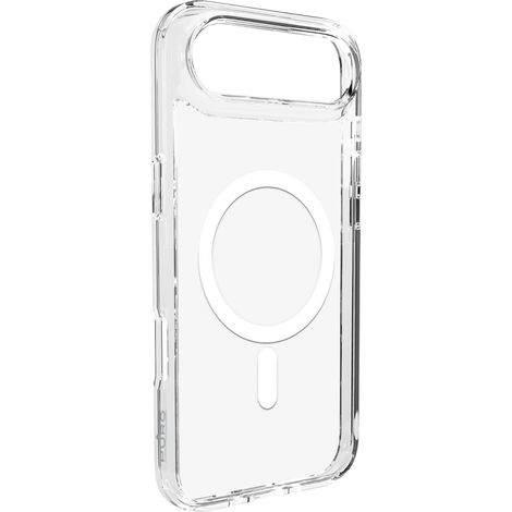 iPhone 17 Air TPU PC Lite Mag MagSafe Rückseitenschutzhülle – Transparenter weißer Ring (1/2)