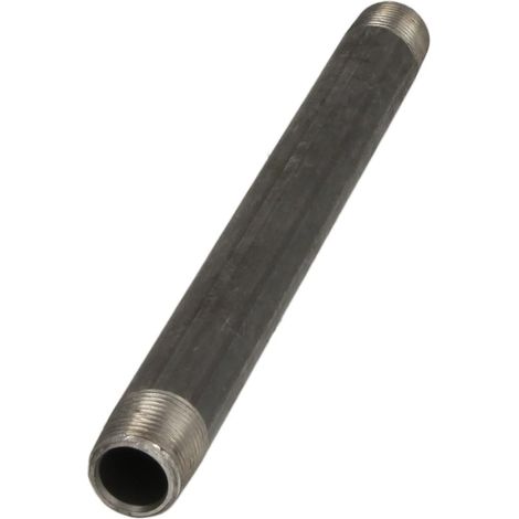 Double nipple de tuyau noir 3/8'' x 250 mm