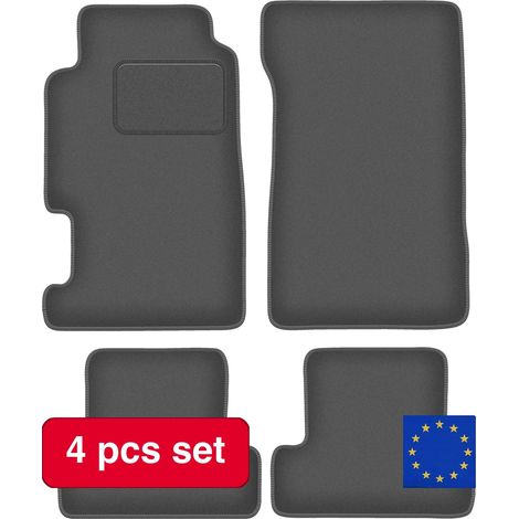 Tapis de voiture, sur mesure pour coupé compact, protection durable, Gris (1/5)