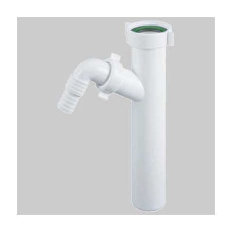 Canotto con attacco lavatrice con dispositivo antirisucchio 1"1/4 x 32 mm