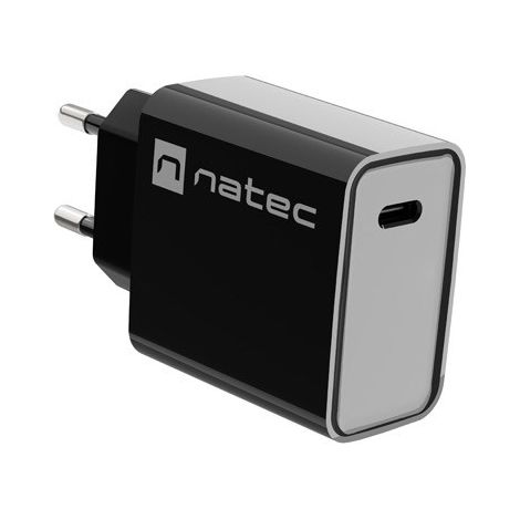 Universální nabíječka Natec RIBERA 20W 1X USB-C, černá (1/5)