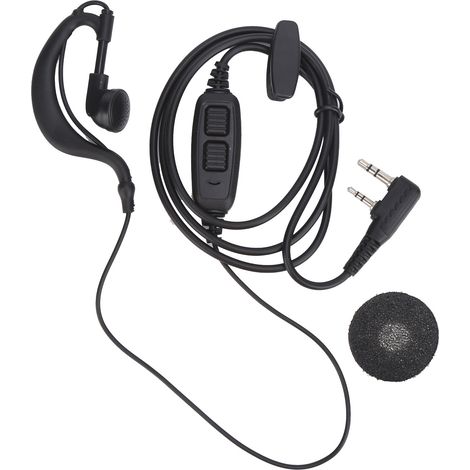 Kit oreillette talkie-walkie PTT double avec embouts pour BAOFENG UV-82 UV-82L UV-89 UV8D (1/5)