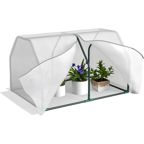 Mini tighten of garden and of balcony in plastic PE and steel with closure illuminate, 99 x 71 x 60 cm (1/5)