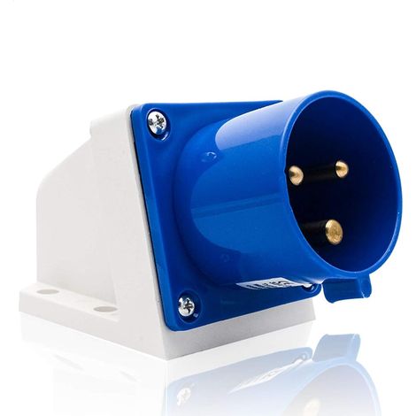 Connecteur industriel à 3 pôles Prise de terrain industrielle, IP44 16A / 32A 240 V Prise industrielle extérieure Câble adaptateur (1/5)
