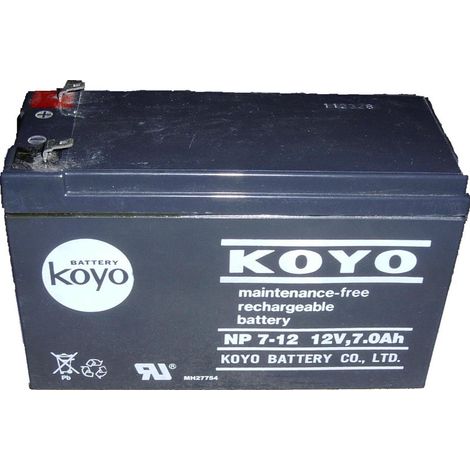 Batterie CP7-12 pour GGP EL63