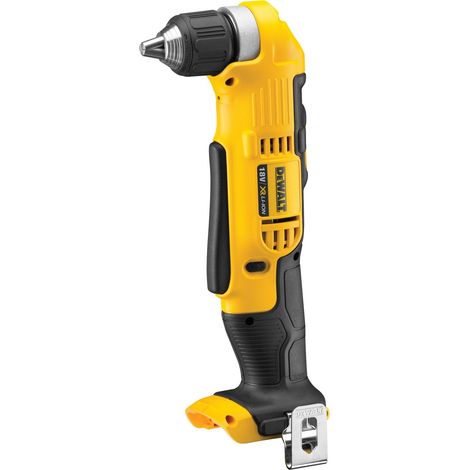 Perceuse d'Angle Compact 18V - Perceuse d'Angle Sans Fil en Coffret avec Clip Ceinture - 2 Vitesses (0-650/2000 tr/min) - 33 Nm - 360W - Capacité de Perçage Jusqu'à 28 mm (1/4)
