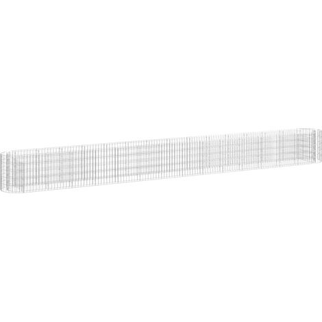 Maison Exclusive - Gabionen-Hochbeet Verzinktes Eisen 540x50x50 c