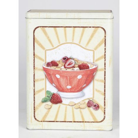 12x Metalldosen Blech Vorrat Aufbewahrung Boxen Kiste Ordnung Kaffee Müsli Aroma (1/4)