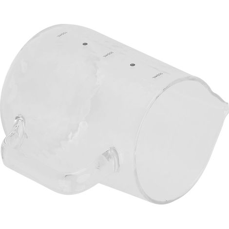 Tasse à lait en verre épais de 500 ml pour café et mousseur à lait, idéale pour la maison et les cafés. (1/5)