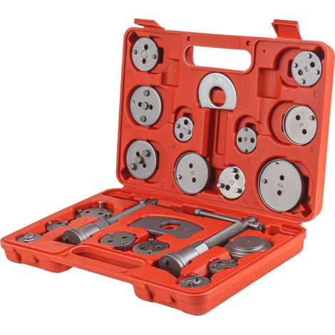 Kit de herramientas para prensar y retraer pistones de freno, 22 piezas. amio-04768 (1/5)