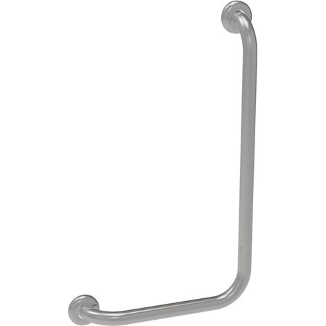 Maniglia verticale dx cm 35x65 inox lucido bagni anziani e disabili (1/3)