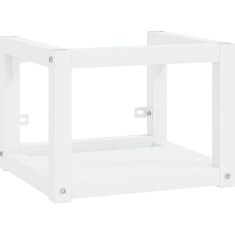 Struttura lavabo bagno sospeso 40x38x31 cm ferro bianco 020006756