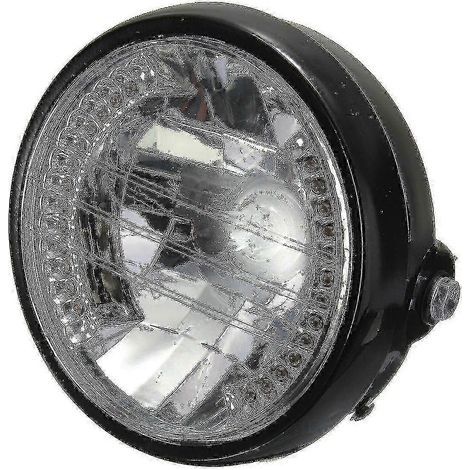 Phare rond halogène H4 de 7 pouces pour moto (1/5)