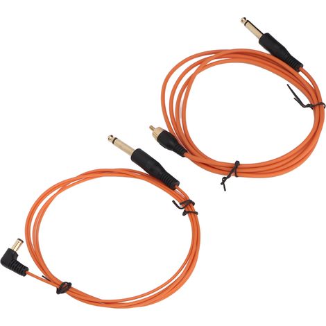 Câble de Connexion pour Machine à Tatouer en TPE, Bras Articulé pour Studio de Tatouage Portable Orange (1/5)