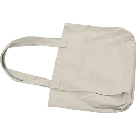 Sac de transport pour tapis de yoga, bandoulière et poignée, en toile beige, pratique et léger (1/5)