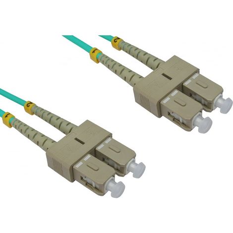 Câble fibre optique RS PRO 1m Avec connecteur / SC, Multi-mode, 2 fibres, LSZH ( Prix pour 1 )