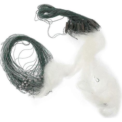 Filet de pêche polyvalent comprenant 5 pièces à mailles simples, conçu pour les environnements d'eau douce et d'eau salée. (1/5)