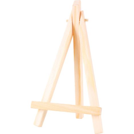 Lot de 10 mini chevalets triangulaires en bois, supports décoratifs pour photos (1/4)