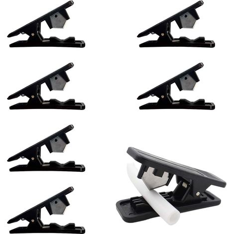 6Pcs Coupe-tuyau en plastique,Coupe-tuyau en nylon,Coupe-tuyau en silicone,Coupe-tuyau en caoutchouc,Outil de coupe pour nylon,Coupe-tuyau en PVC
