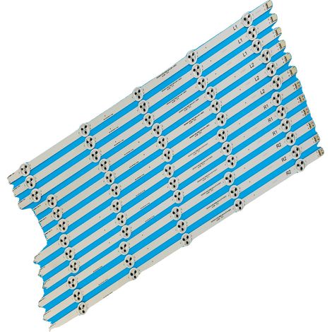 Strisce LED, lunghezza 1120 mm, 10 LED per striscia, 3V per LED, certificazione CE, compatibili con diversi modelli di TV (1/5)