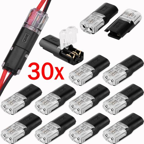 Connecteur Étanche À 2 Broches Pour Câble Automobile - 10 À 50 Pièces - Compatible 18-22 AWG - Tension ≤300 V - Courant 0-10 A (1/5)