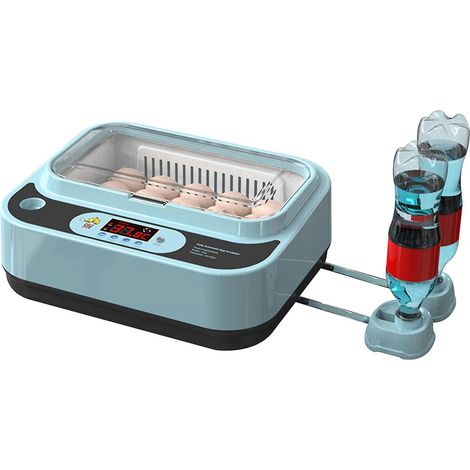 Incubateur automatique 15 pouces pour poussins, incubateur à œufs avec contrôle automatique de la température - Bleu (1/5)