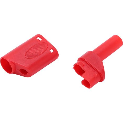 20PCS Fiche Banane 4mm Isolée Sécurité Connecteur Douille Rouge pour RC Modélisme Prise Femelle (1/5)
