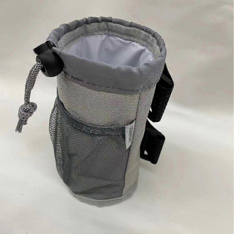 Porte-gobelet pour vélo, porte-boisson pour guidon de vélo avec poche en filet et poche pour téléphone portable, réglable et compatible avec les vélos cruiser F54. (1/5)