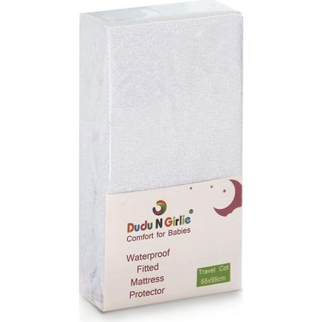 pour lit de voyage en tissu Coton imperméable Alèse Drap housse, 65 cm x 65 cm (1/5)