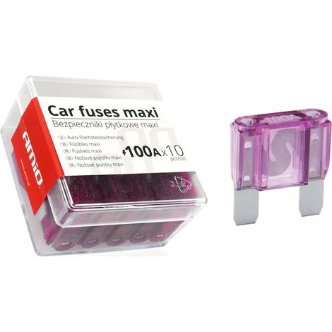 Boîte maxi de fusibles automobiles 10 pièces 100A amio-02330