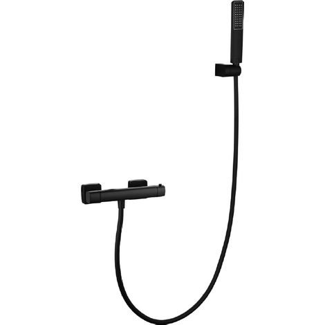 Kit ducha termostático Toscana negro mate [ IMEX® ] (1/2)