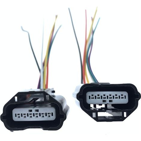 Compatible avec les modèles Hyundai Reina, Kia K2, K3, K5, Elantra, IX35, Sonata et Elantra (connecteur d'interface pour radar de recul) -- JB1384-6P