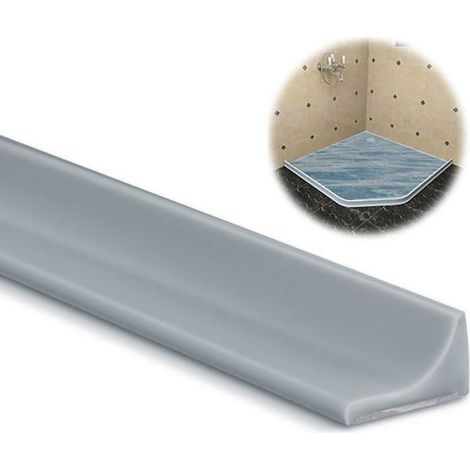 Joint Porte Douche Barrière de Douche Pliable Silicone Seuil de Douche Barrage d'eau Autocollante Joint de Porte d KIT D'ETANCHEITE (1/4)