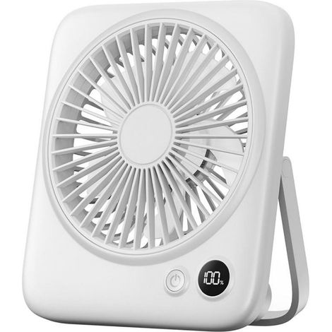 Ventilador De Escritorio - Ventilador Plegable Con 4 Velocidades - Para Oficina Y Hogar - 16 8 X 14 4 X 3 8 Cm (1/5)