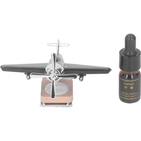 Ortviai Diffuseur d’huiles essentielles solaire pour voiture en forme d’hélicoptère – 10 ml, noir, rotation automatique