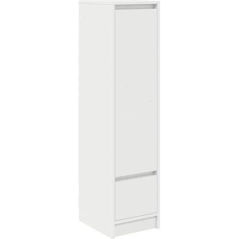 Maison Exclusive - Aparador alto blanco 29,5x34x119,5 cm madera d